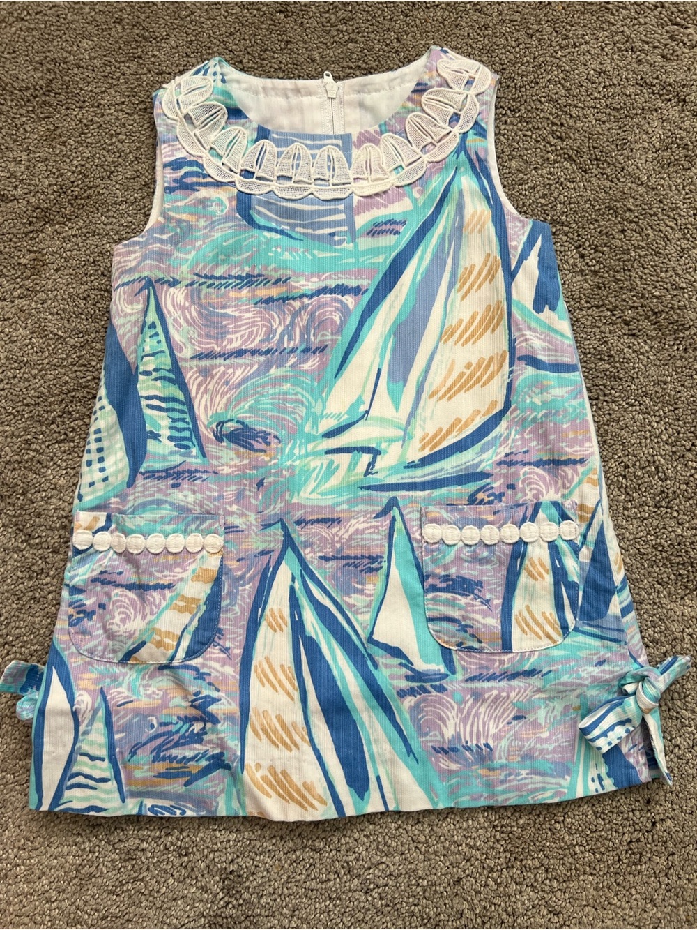 Lilly Pulitzer Little Lilly Classic Shift Its Aboat Time